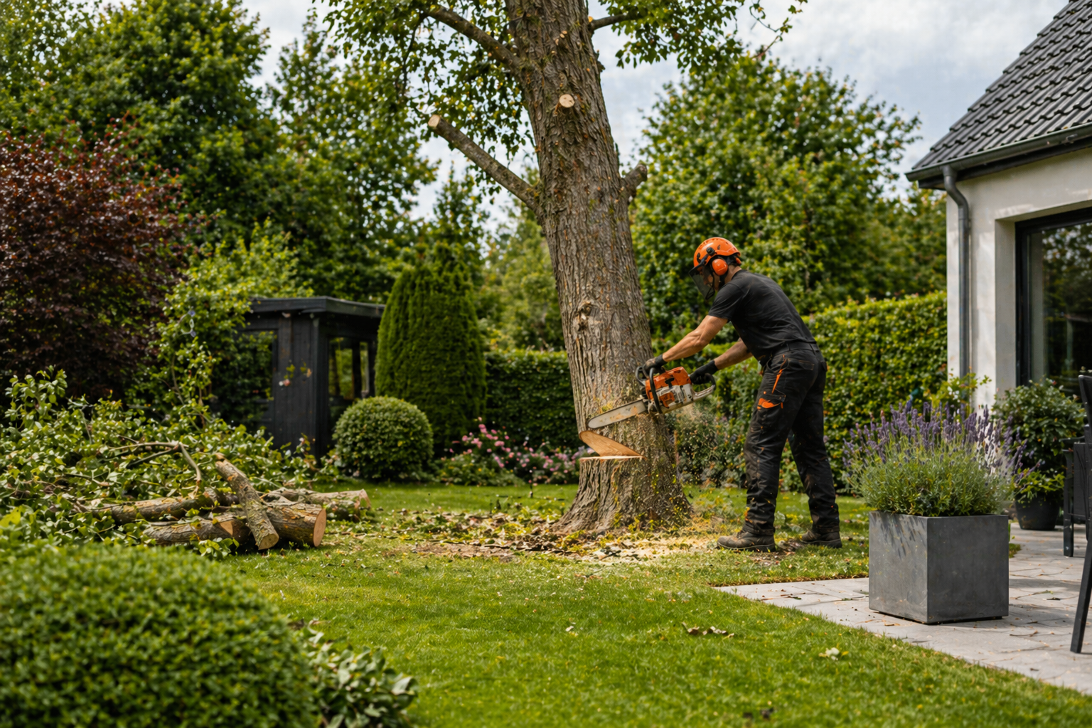 Fällarbeiten und Baumarbeiten im Garten
